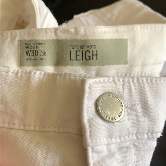 Topshop white Leigh jeans - Picture 2 of 3